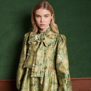 Sister Jane - Nord Jacquard Bow Dress - NWT - L